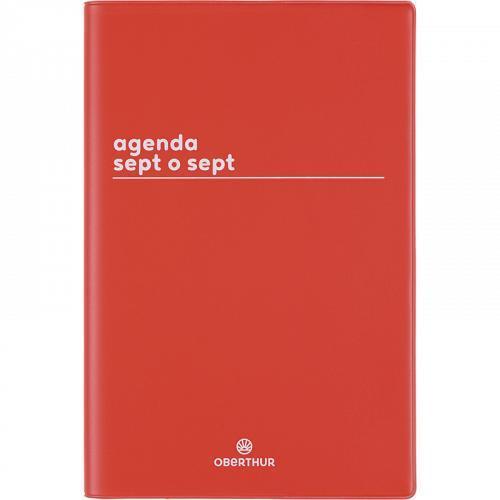 OBE Agenda Semainier Scolaire 15 Boreal-Agenda-Oberthur-2026-2027-Rouge-Papeterie du Dôme