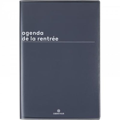OBE Agenda Semainier Scolaire 24 Boreal-Agenda-Oberthur-2026-2027-Noir-Papeterie du Dôme