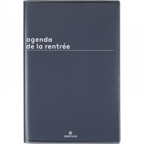 OBE Agenda Semainier Scolaire 24 Boreal-Agenda-Oberthur-2026-2027-Noir-Papeterie du Dôme