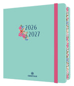 OBE Agenda Semainier Scolaire Carré Tivoli-Agenda-Oberthur-2026-2027-Vert d'eau-Papeterie du Dôme