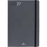 OBE Agenda Semainier de Bureau 25 Flex-Agenda-Oberthur-2027-Gris-Papeterie du Dôme