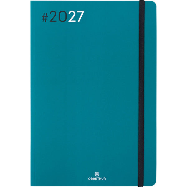 OBE Agenda Semainier de Bureau 25 Flex-Agenda-Oberthur-2027-Émeraude-Papeterie du Dôme