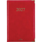 OBE Agenda Semainier de Bureau 25 Kiev-Agenda-Oberthur-2027-Rouge-Papeterie du Dôme