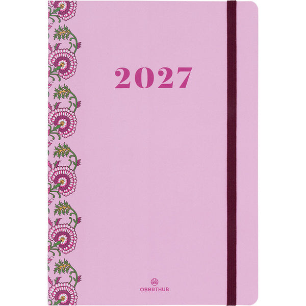 OBE Agenda Semainier de Bureau 25 Merida-Agenda-Oberthur-2027-Rose-Papeterie du Dôme
