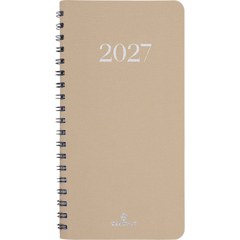OBE Agenda Semainier de Poche 16 Galway-Agenda-Oberthur-2027-Beige-Papeterie du Dôme