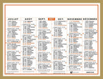 OBE Calendrier Classic 12,5x17-Calendrier-Oberthur-Papeterie du Dôme