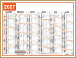 OBE Calendrier Classic 43x33,5-Calendrier-Oberthur-Papeterie du Dôme