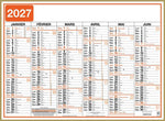 OBE Calendrier Classic 52x40,5-Calendrier-Oberthur-Papeterie du Dôme