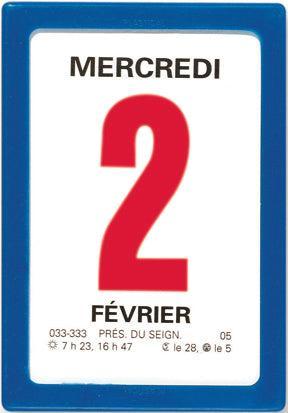 OBE Calendrier à Effeuiller 63x92 Couleur-Agenda-Oberthur-Papeterie du Dôme