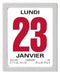 OBE Leaf Calendar 76x95 Gray
