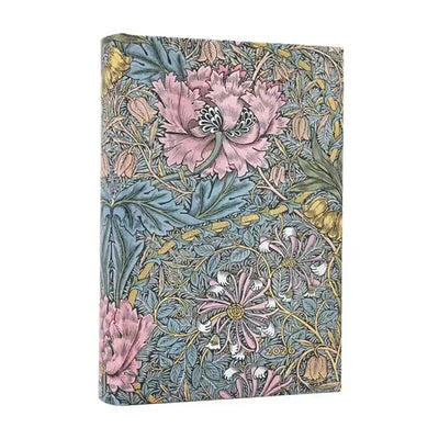 PBKS Agenda Mini Journalier Rigide-Agenda-Paperblanks-2026-Morris Pink Honeysuckle-Papeterie du Dôme
