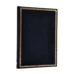 PBKS Carnet Midi Rigide 144p-Carnet-Paperblanks-Black Edition-Ligné-Papeterie du Dôme