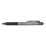 PLT FriXion Roller Ball Clicker Fin-Stylo Roller-Pilot Basics-Noir-Papeterie du Dôme