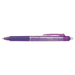 PLT FriXion Roller Ball Clicker Fin-Stylo Roller-Pilot Basics-Violet-Papeterie du Dôme