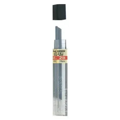 PTL Étui Mines Hi-Polymer Super-Mines-Pentel-HB - 0.5 mm-Papeterie du Dôme