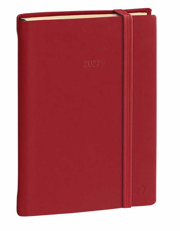 QVD Agenda Daily 17 Prestige Silk-Agenda-Quo Vadis-2027-Bordeaux-Papeterie du Dôme