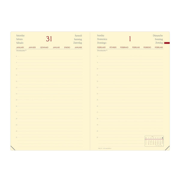 QVD Agenda Daily 21 Prestige Silk-Agenda-Quo Vadis-Papeterie du Dôme