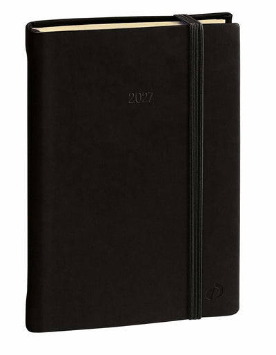 QVD Agenda Daily Pocket Prestige Silk-Agenda-Quo Vadis-2027-Noir-Papeterie du Dôme