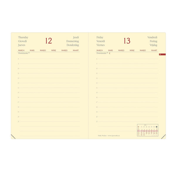 QVD Agenda Daily Pocket Prestige Silk-Agenda-Quo Vadis-Papeterie du Dôme