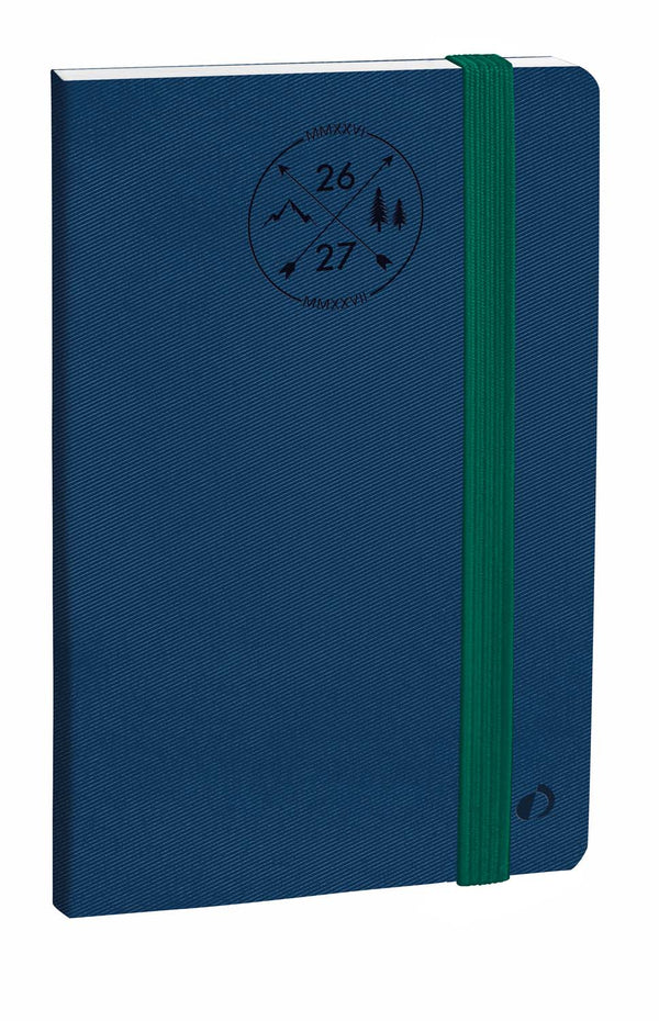 QVD Agenda Président SD Everest-Agenda-Quo Vadis-2026-2027-Bleu denim-Papeterie du Dôme