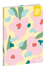 QVD Hebdo Color Canopy 21-Agenda-Quo Vadis-2026-2027-Fleurs-Papeterie du Dôme
