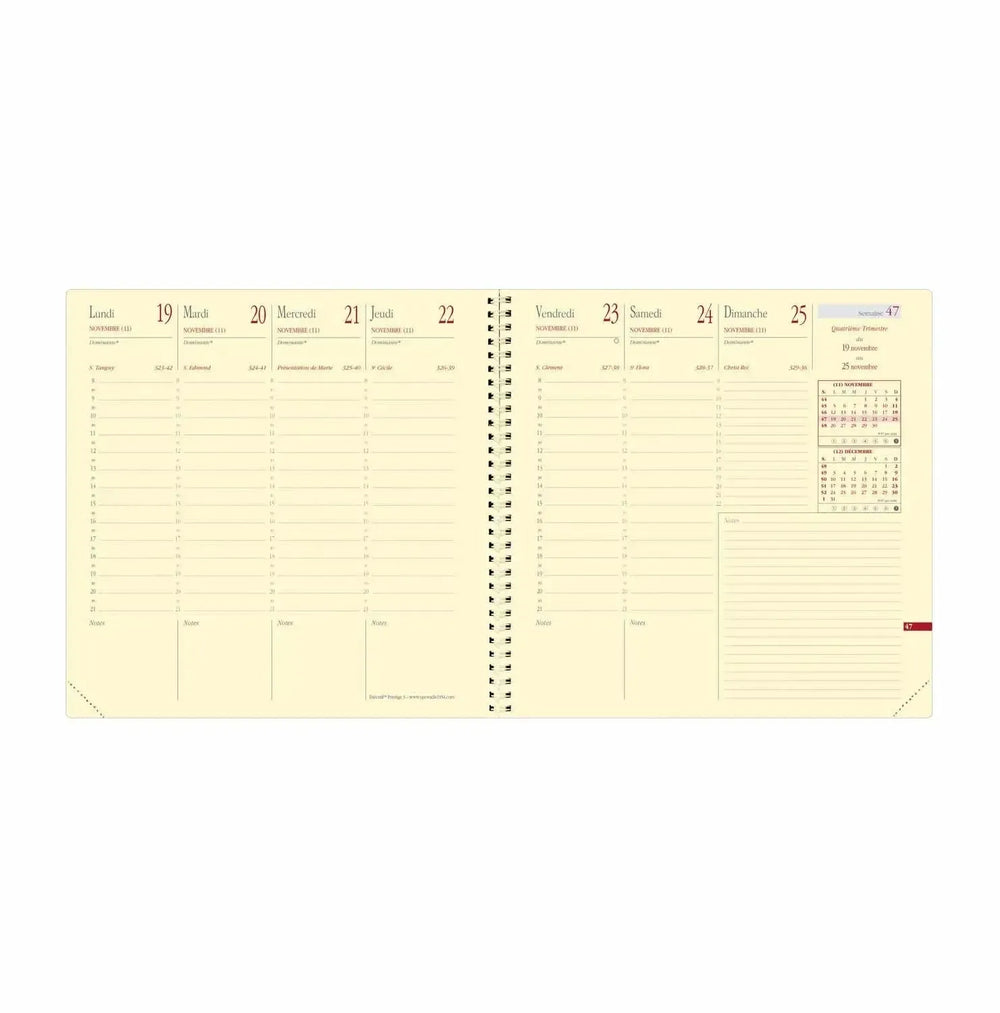 QVD Recharge Agenda Exécutif Prestige S-Recharge Agenda-Quo Vadis-Papeterie du Dôme