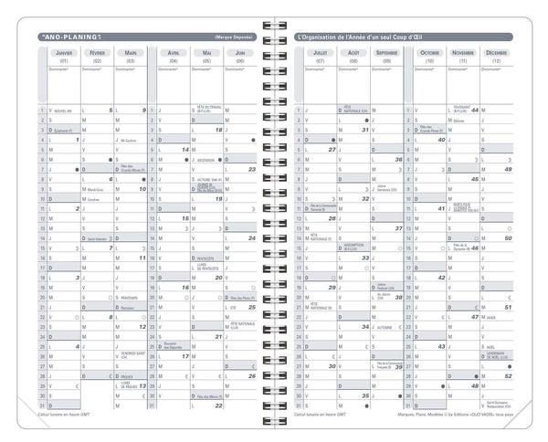QVD Recharge Agenda Ministre S-Recharge Agenda-Quo Vadis-Papeterie du Dôme