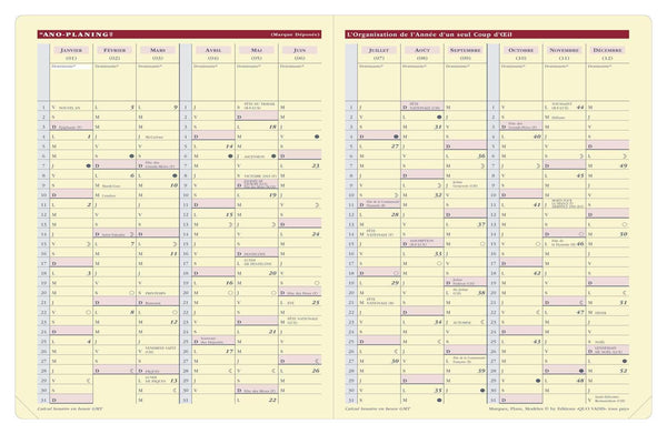 QVD Recharge Agenda Président Prestige-Recharge Agenda-Quo Vadis-Papeterie du Dôme