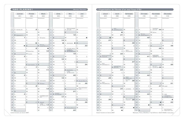 QVD Recharge Agenda Président Tranche Dorée-Recharge Agenda-Quo Vadis-Papeterie du Dôme
