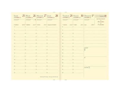 QVD Recharge Agenda Randonnée Prestige-Recharge Agenda-Quo Vadis-Papeterie du Dôme