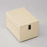 SMK Boîte de Rangement Premium One Line High-Boîte de Rangement-Semikolon-Vanille-Papeterie du Dôme
