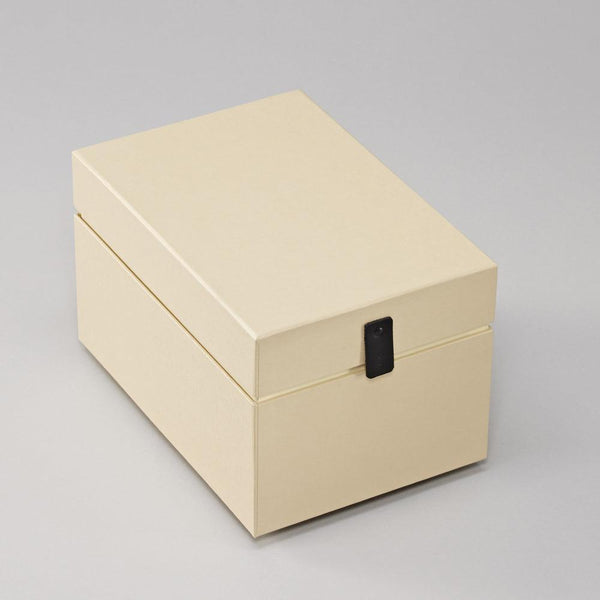 SMK Boîte de Rangement Premium One Line High-Boîte de Rangement-Semikolon-Vanille-Papeterie du Dôme