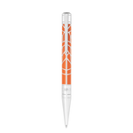 STD Initial Orlinski Orange Chromé Stylo Bille-Stylo Bille-S.T. Dupont-Papeterie du Dôme