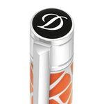 STD Initial Orlinski Orange Chromé Stylo Bille-Stylo Bille-S.T. Dupont-Papeterie du Dôme