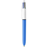 Stylo Bille Bic 4 Couleurs-Stylo Bille-Bic-Bleu-Papeterie du Dôme