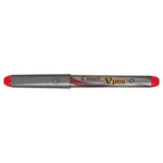 Stylo Plume Pilot Basics V-Pen Silver - Argent-Stylo Plume-Pilot Basics-Rouge-Papeterie du Dôme