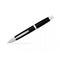 PLT Capless Rhodium-plated Attributes Black Fountain Pen