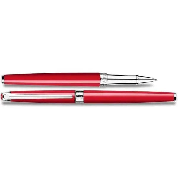 Stylo Roller Caran d'Ache Léman Slim Rouge-Stylo Roller-Caran d'Ache-Papeterie du Dôme