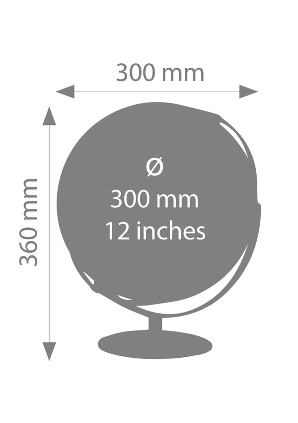 TRK Globe Terrestre Juri-Globe Terrestre-Troika-Papeterie du Dôme