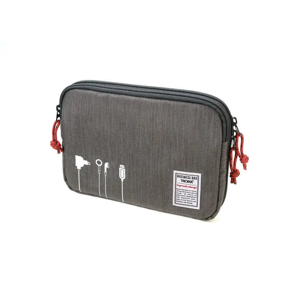 TRK Tech Pouch 2-Pochette-Troika-Anthracite-Papeterie du Dôme