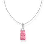 TSB Chaîne Haribo Ours d'or avec pendentif & pierres-Bijoux-Thomas Sabo-Argent-Rose-45 cm-Papeterie du Dôme