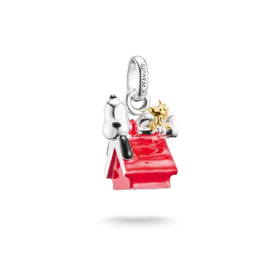 TSB Peanuts™ Charm Snoopy avec Woodstock niche de chien – Connect-Bijoux-Thomas Sabo-Papeterie du Dôme