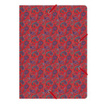 CED Grosse Pochette-Pochette-Cedon-Paisley red-Papeterie du Dôme