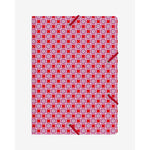 CED Grosse Pochette-Pochette-Cedon-Tile rose-red-Papeterie du Dôme