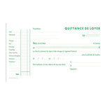 EXA Quittances de Loyer 50 Feuillets Horizontal Tripli-Quittance de Loyer-Exacompta-Papeterie du Dôme