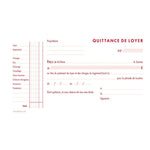 EXA Quittances de Loyer 50 Feuillets Horizontal Tripli-Quittance de Loyer-Exacompta-Papeterie du Dôme