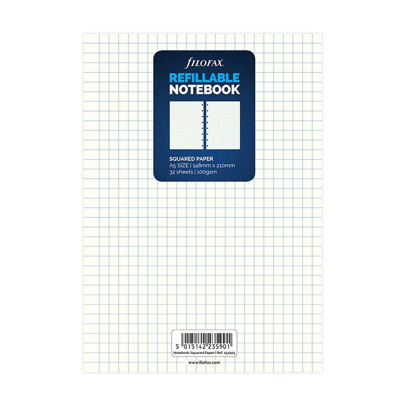 FFX Notebooks - Feuilles de notes quadrillées A5-Recharge Notebook-Filofax-A5-Papeterie du Dôme