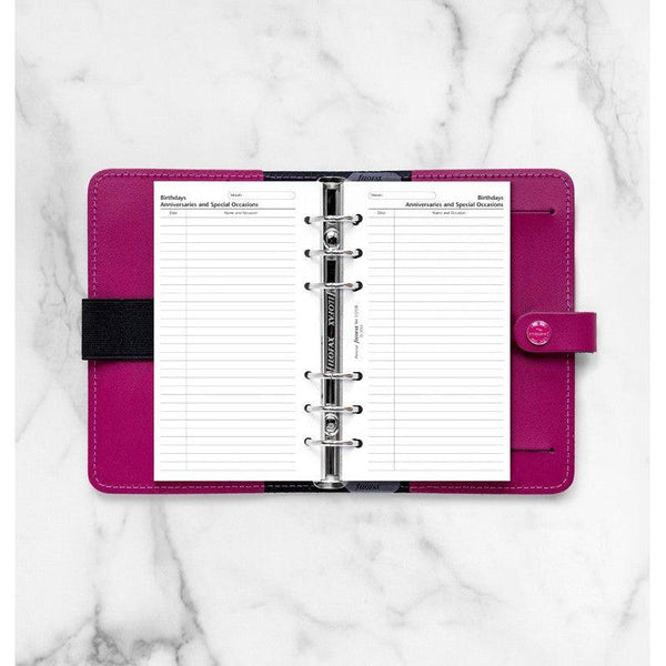 FFX Personal Recharge Anniversaire-Recharge-Filofax-Papeterie du Dôme