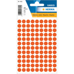HRM Vario Etiquettes Rondes-Étiquettes-Herma-8 mm - 540 pièces-Rouge-Papeterie du Dôme