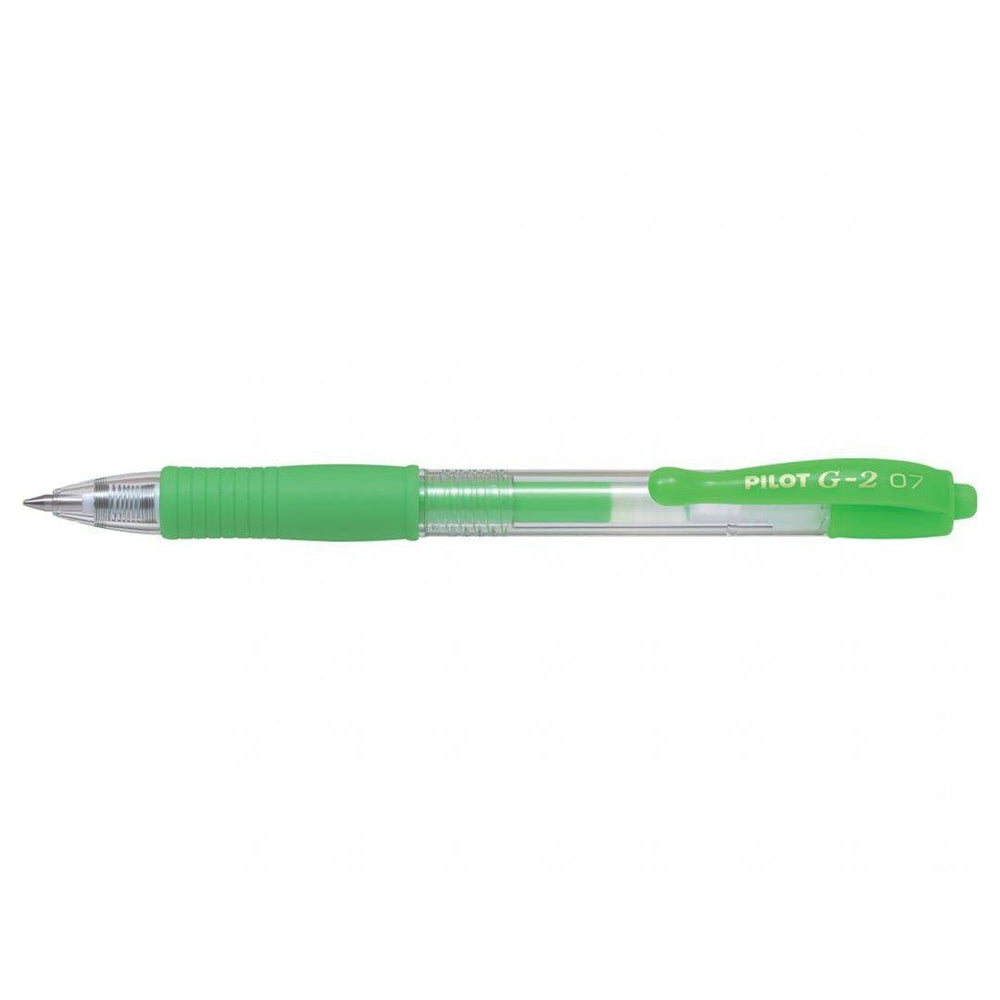 PLT G2 Roller Néon Pointe Moyenne-Stylo Roller-Pilot Basics-Vert-Papeterie du Dôme